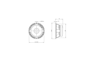 B&C Speakers 10MD26 - Midbass 10” - 16 Ohm – Terminali Faston