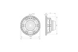 B&C Speakers 10BG76 - Subwoofer 10” - 8 Ohm - Terminali Push Button