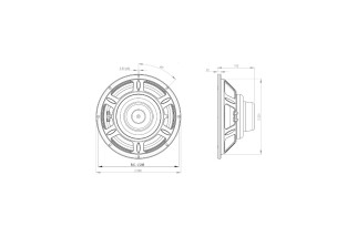 B&C Speakers 10CL64 - Woofer 10” - 8 Ohm – Terminali Faston