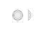 B&C Speakers 10CL64 - Woofer 10” - 8 Ohm – Terminali Faston
