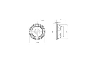 B&C Speakers 10PS26 - Woofer 10” - 4 Ohm – Terminali Faston
