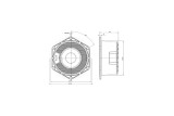 B&C Speakers 10NSM76 - Midrange 10” - 8 Ohm – Terminali Faston