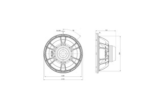 B&C Speakers 12BG76 - Subwoofer 12" - 8 Ohm - Terminali Faston