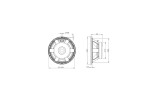 B&C Speakers 12MH32 - Midbass 12" - 8 Ohm - Terminali Push Button