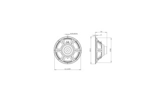 B&C Speakers 12CL64 - Woofer 12” - 4 Ohm – Terminali Faston