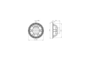 B&C Speakers 12NDL88 - Woofer 12” - 4 Ohm – Terminali Faston