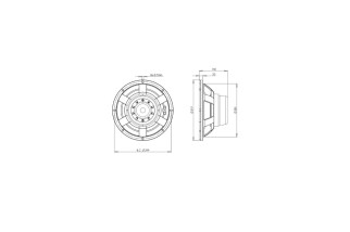 B&C Speakers 12BG100 - Subwoofer 12" - 4 Ohm - Terminali Push Button