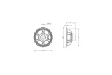 B&C Speakers 12NW76 - Woofer 12” - 8 Ohm – Terminali Faston