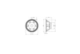 B&C Speakers 15FW76 - Woofer 15" - 16 Ohm – Terminali Faston