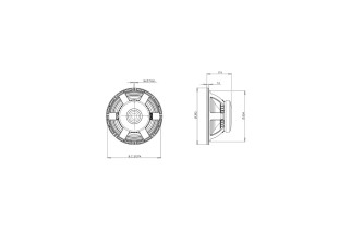B&C Speakers 15PZB100 - Subwoofer 15" - 4 Ohm – Terminali Push Button