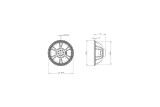 B&C Speakers 15NW76 - Woofer 15" - 8 Ohm – Terminali Push Button
