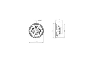 B&C Speakers 15NW100 - Subwoofer 15" - 16 Ohm – Terminali Faston
