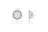 B&C Speakers 15FW88 - Woofer 15" - 8 Ohm – Terminali Faston