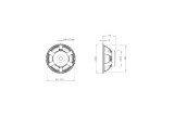 B&C Speakers 15RBX100 - Woofer 15" - 8 Ohm – Terminali Faston