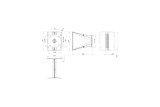 B&C Speakers ME142 – Tromba per Driver a Compressione 1,4"