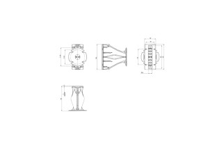 B&C Speakers ME146 – Tromba Line Array per Driver a Compressione 1,4"