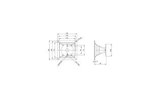 B&C Speakers ME20 – Tromba per Driver a Compressione 1"
