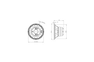 B&C Speakers 12CX32 – Coassiale 12" – 8 Ohm – Terminali Push Button