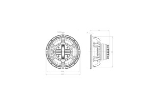 B&C Speakers 10CXN64 – Coassiale 10" – 8 Ohm – Terminali Faston