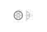 B&C Speakers 14NDL76 - Woofer 14" - 8 Ohm - Terminali Push Button