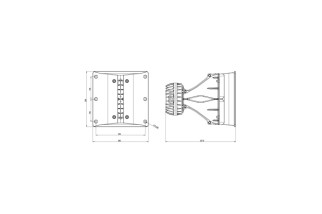 B&C Speakers ME148+464+HF148 – Combinazione Tromba e Driver a Compressione 1,4" - 8 Ohm