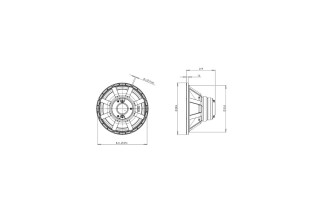 B&C Speakers 15CX40 – Coassiale 15" – 8 Ohm – Terminali Push Button