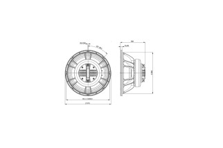 B&C Speakers 12FCX76 – Coassiale 12" – 8 Ohm – Terminali Push Button