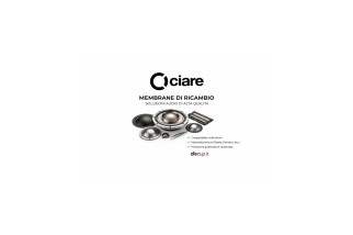 Ciare  RPNDA1 – Membrana di Ricambio per Tweeter - 8 Ohm