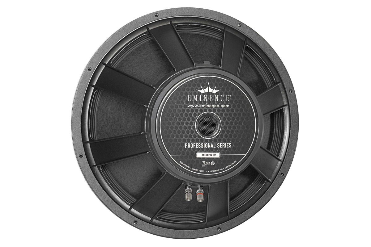 Eminence OMEGA PRO-18A Subwoofer 18" 8 Ohm - Terminali Push Button