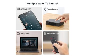 Arylic S10+ – Network Player WiFi Multiroom – Ricevitore Audio Streaming Hi-Fi