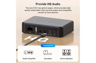 Arylic S10+ – Network Player WiFi Multiroom – Ricevitore Audio Streaming Hi-Fi
