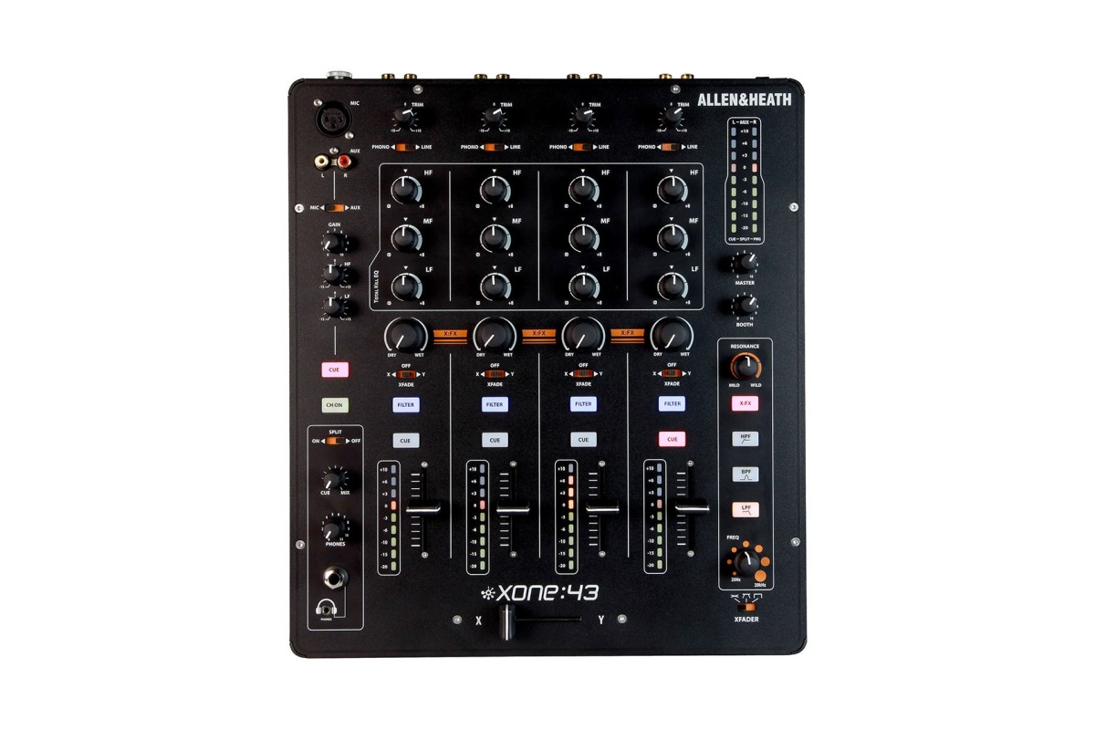 Allen & Heath XONE:43 – Mixer DJ Professionale Analogico 4 Canali