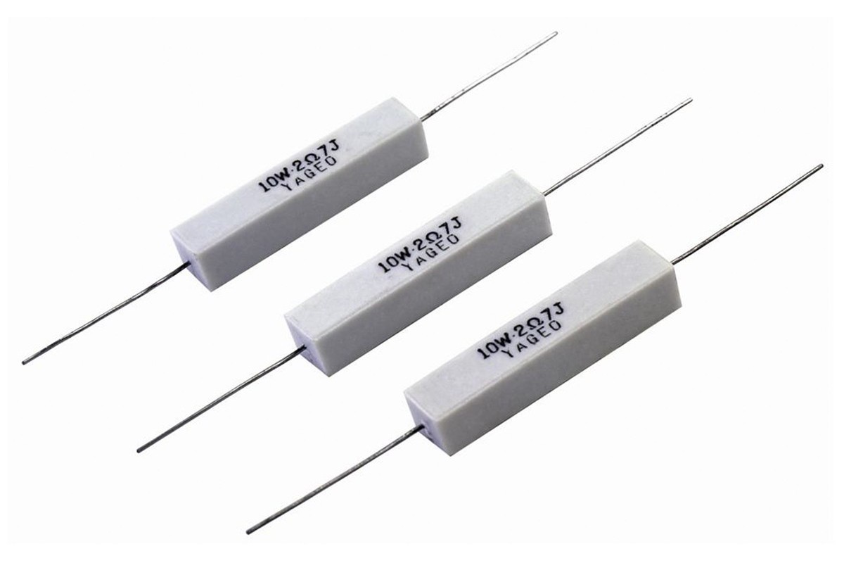 RESISTENZE CERAMICHE A FILO  10W-5% YCR Ciare